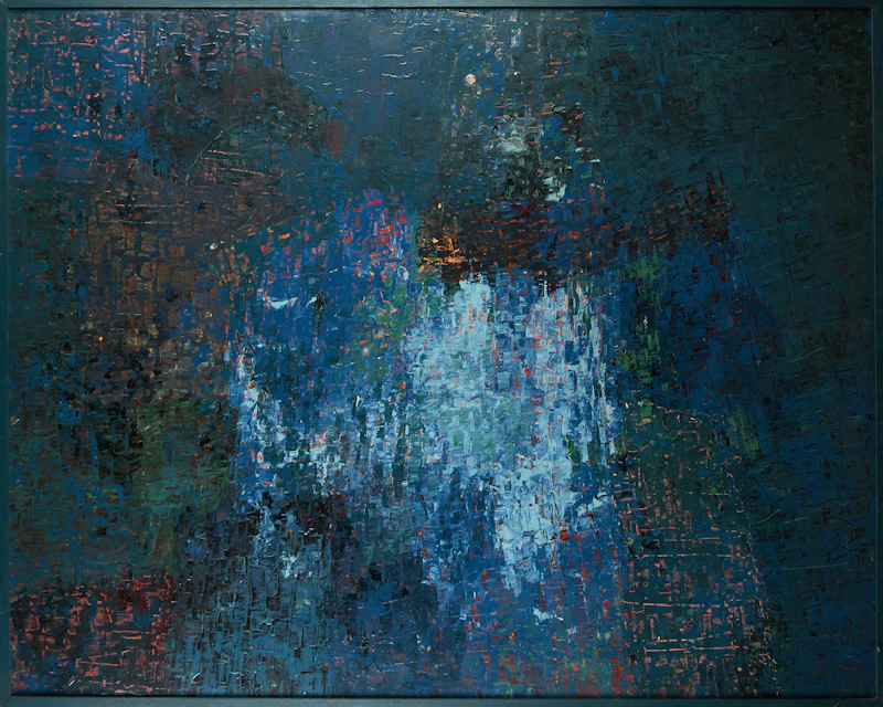 William Perehudoff, Abstract, circa 1958, oil on board - view 2