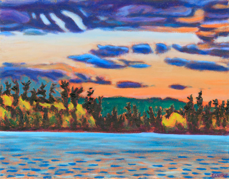 Landscape at Dusk by Stephen Snake