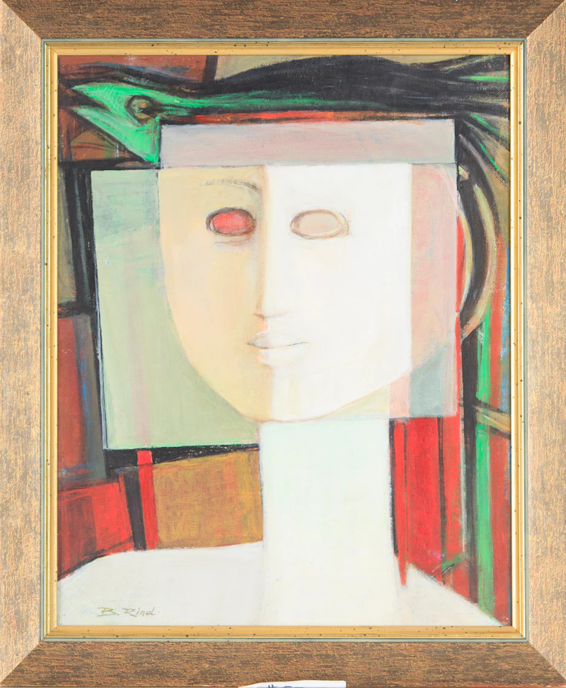 Rebecca Rind, Portrait, oil on canvas - view 2