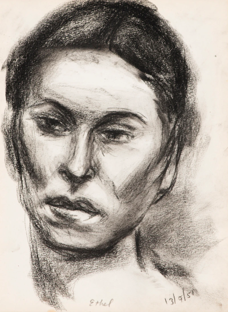 Rita Briansky, Self Portrait; Study (Joseph); Rain; Anna in Profile; Ethel