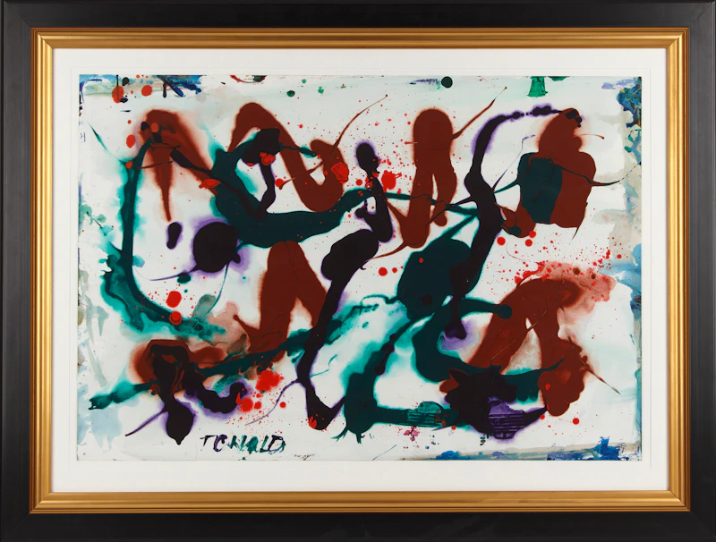 William Ronald, Untitled, acrylic on paper - view 2