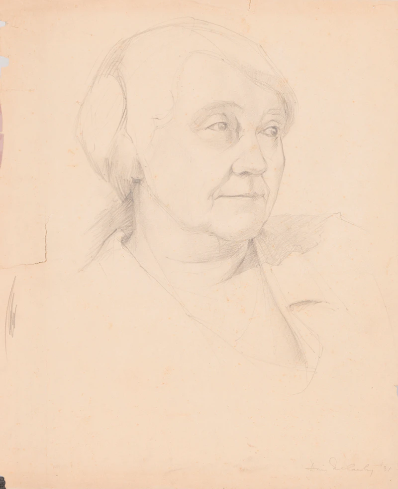 Doris Jean McCarthy, Portrait of a Woman; Female Nude