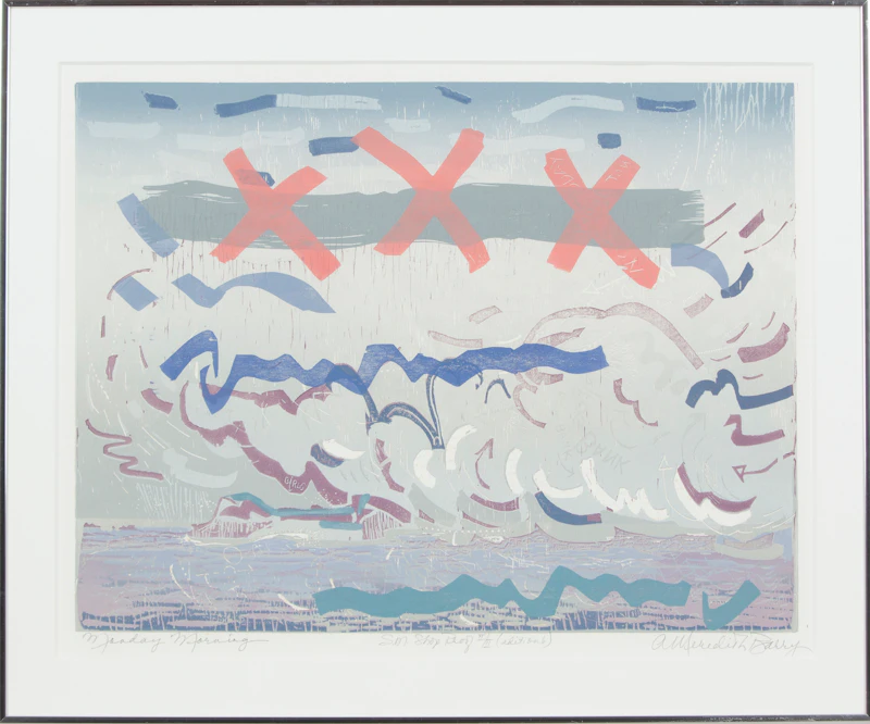 Anne Meredith Barry, Monday Morning, colour lithograph - view 2