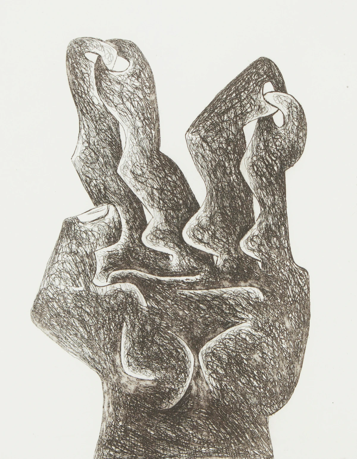 Sorel Etrog, The Hand Suite, etching
