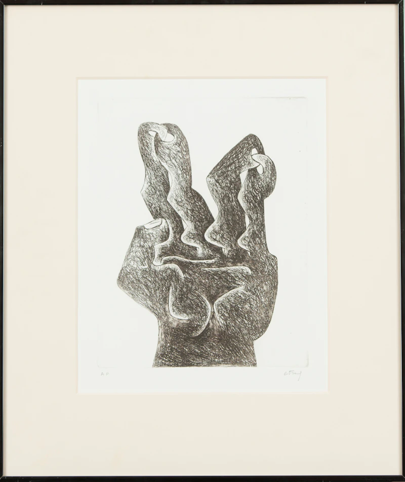 Sorel Etrog, The Hand Suite, etching - view 2