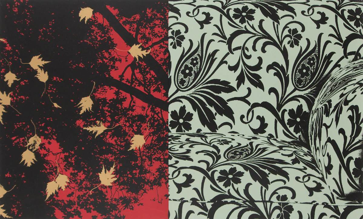 Bill Laing, Green Repose, colour screenprint