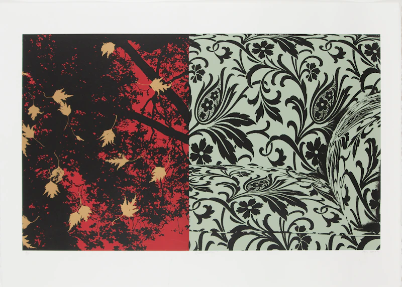 Bill Laing, Green Repose, colour screenprint - view 2