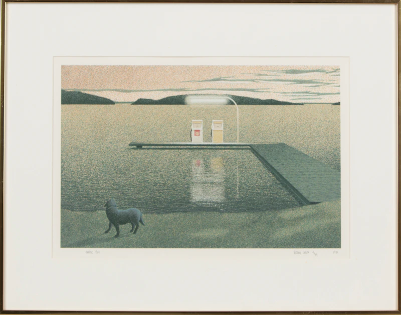Jeremy Smith, Hamer Bay, colour screenprint, 1981 - view 2