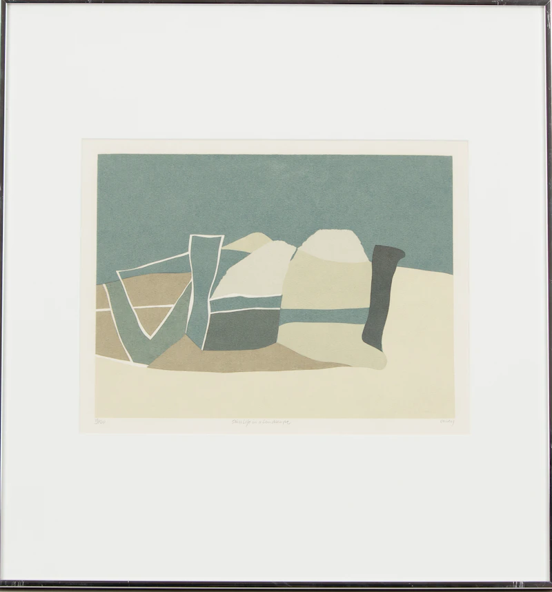 Toni Onley, Still Life in a Landscape, colour serigraph - view 2