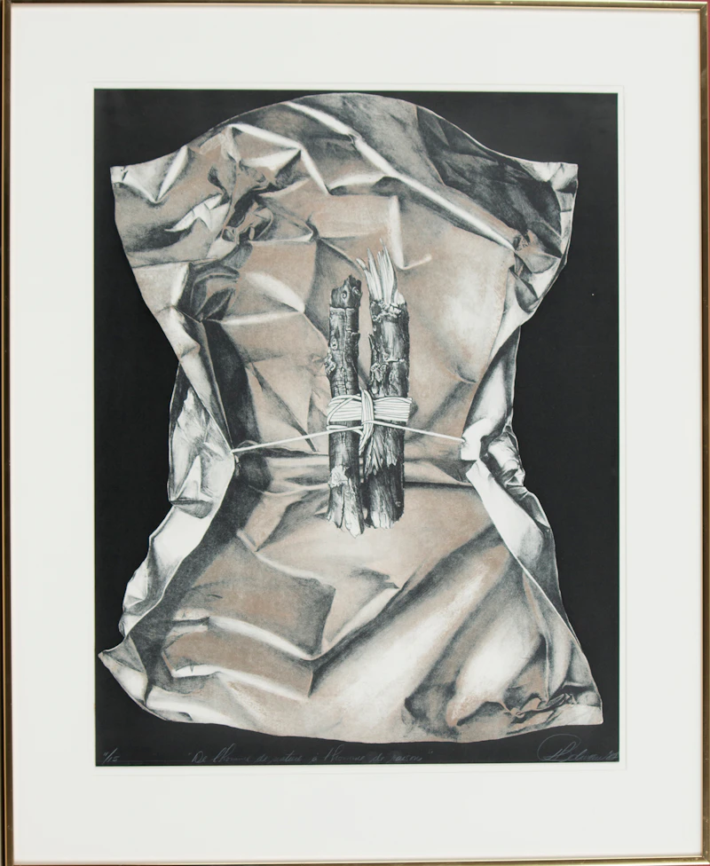 Paul Beliveau, De l’homme de nature a l’homme de raison, colour lithograph, 1982 - view 2