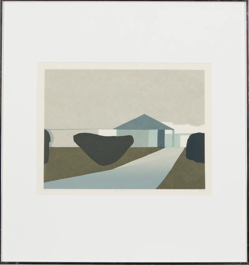 Toni Onley, Silent Pavillion, colour serigraph - view 2