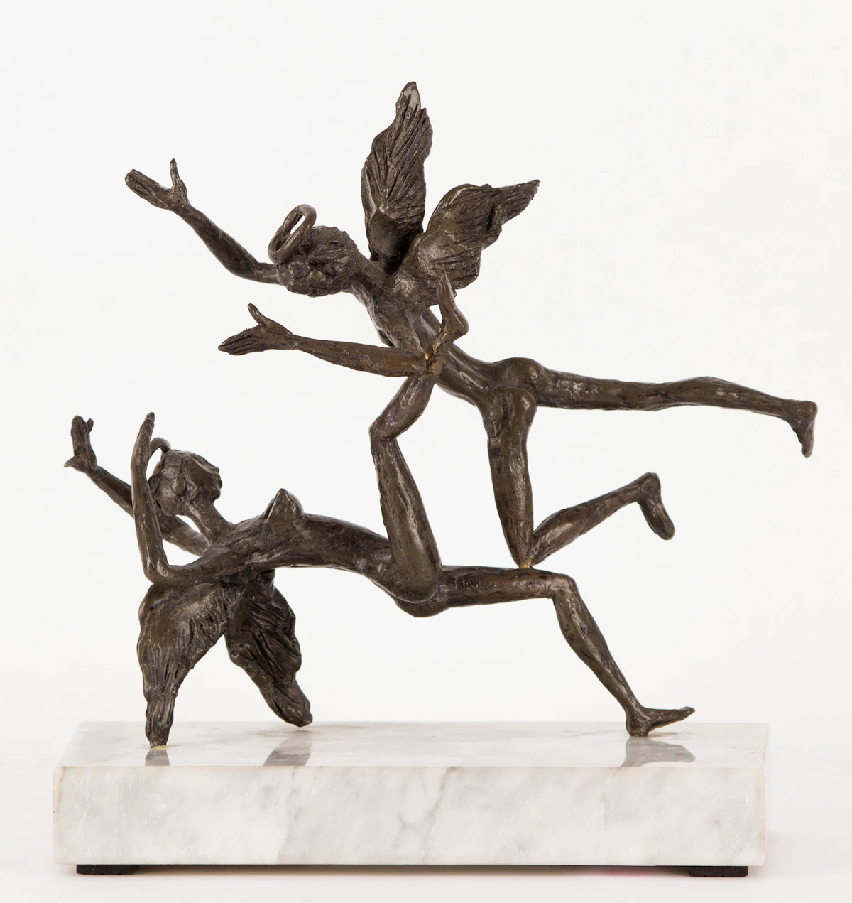 Almuth Lutkenhaus, Angel Gabriel and Mary, bronze