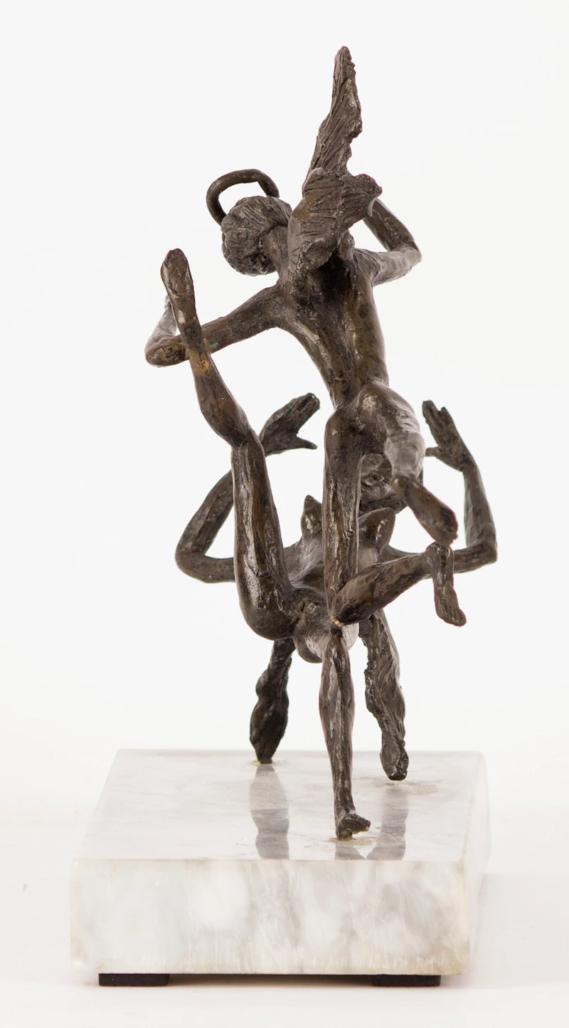 Almuth Lutkenhaus, Angel Gabriel and Mary, bronze - view 3