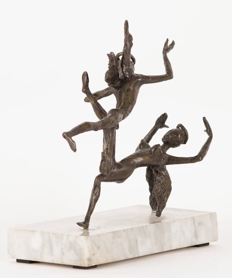Almuth Lutkenhaus, Angel Gabriel and Mary, bronze - view 4