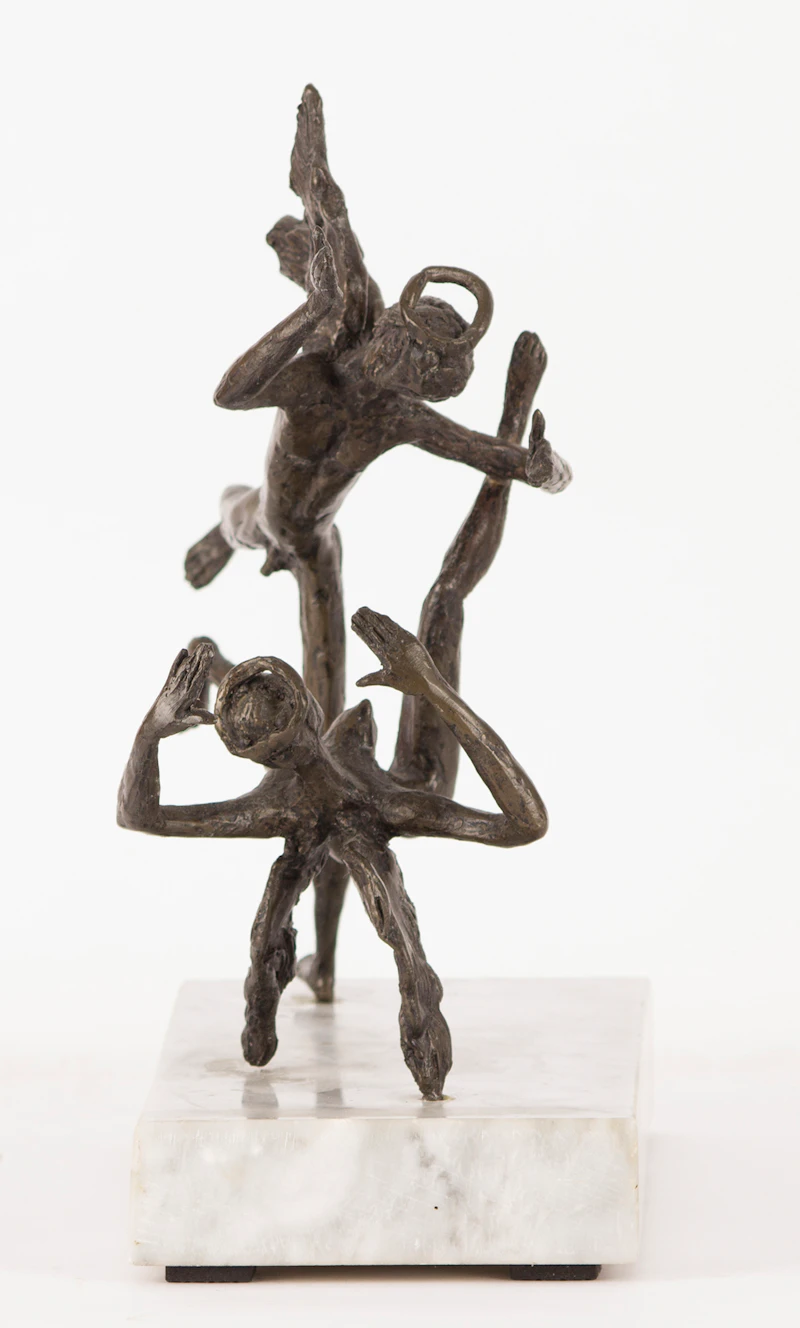 Almuth Lutkenhaus, Angel Gabriel and Mary, bronze - view 7