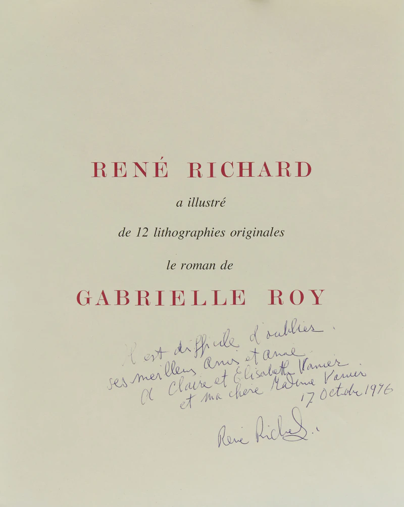 Gabrielle Roy and Rene Richard, La Montagne Secrète , lithographs - view 5