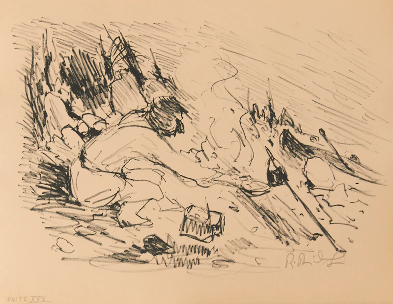 Gabrielle Roy and Rene Richard, La Montagne Secrète , lithographs - view 9