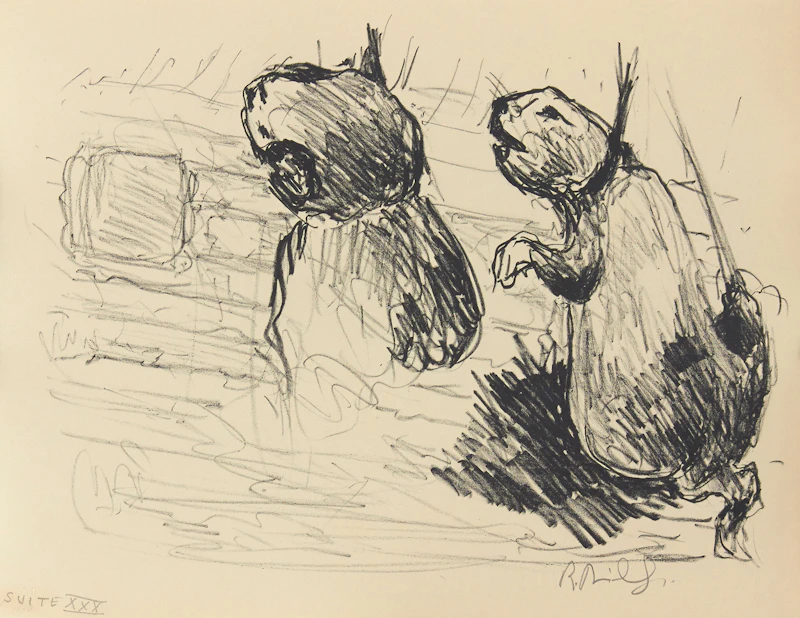 Gabrielle Roy and Rene Richard, La Montagne Secrète , lithographs - view 12