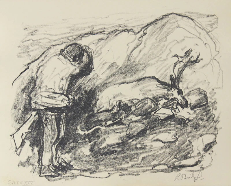 Gabrielle Roy and Rene Richard, La Montagne Secrète , lithographs - view 13