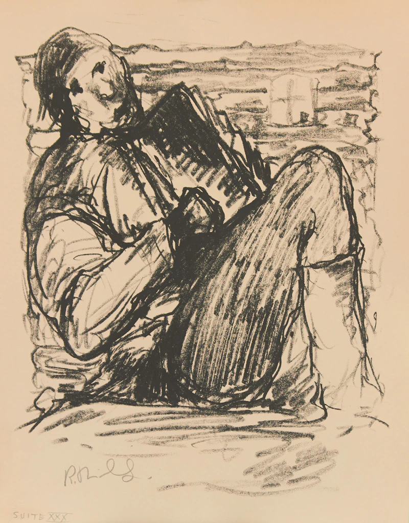 Gabrielle Roy and Rene Richard, La Montagne Secrète , lithographs - view 14
