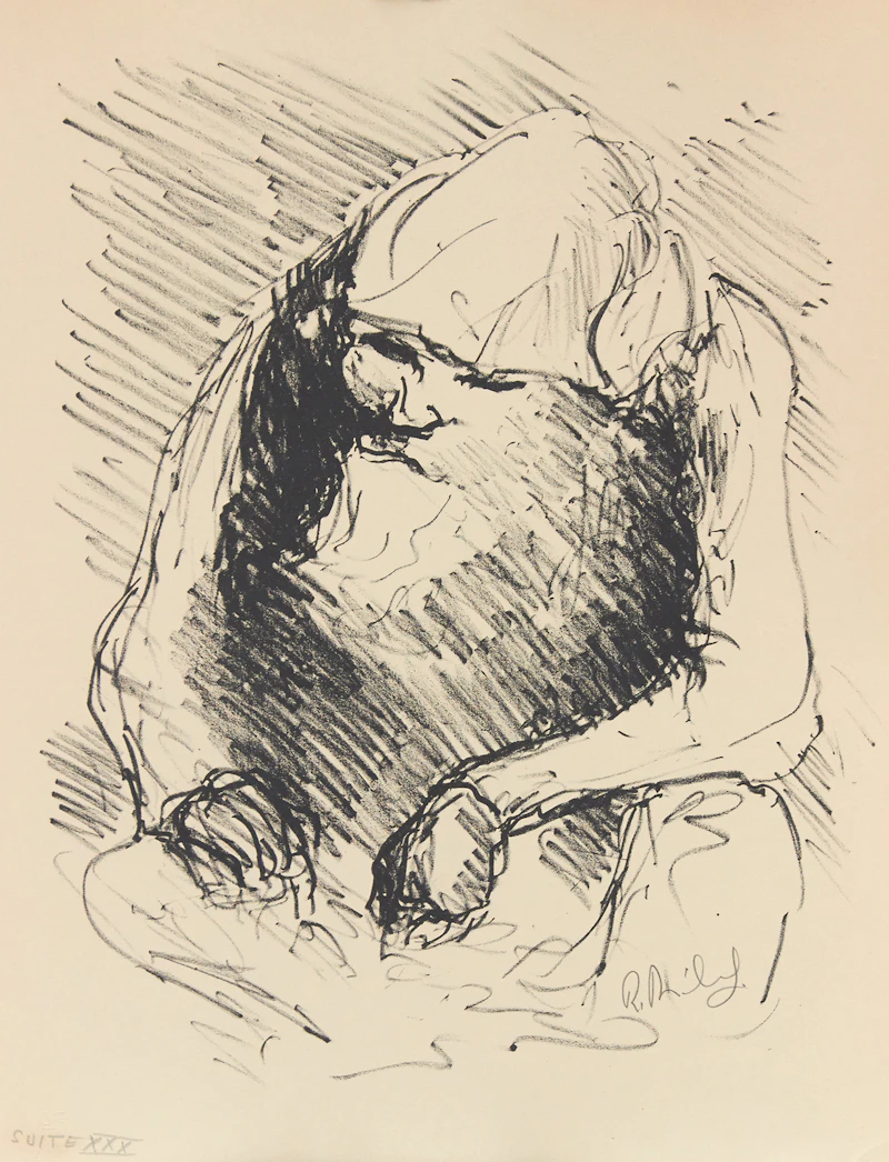 Gabrielle Roy and Rene Richard, La Montagne Secrète , lithographs - view 16