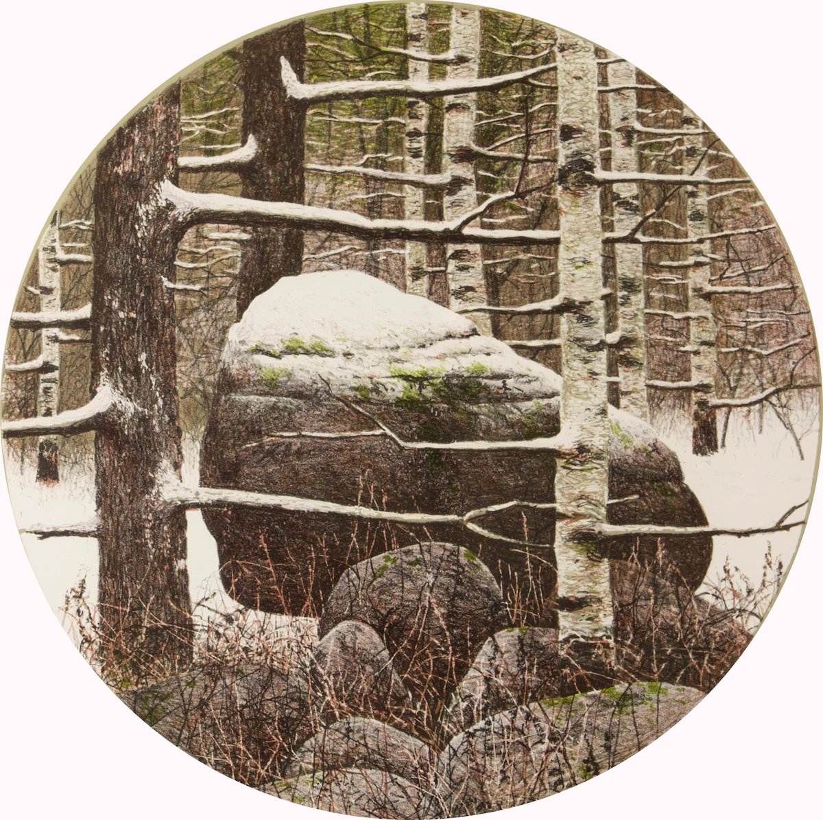 Thomas de Vany Forrestall, Boulder, colour lithograph