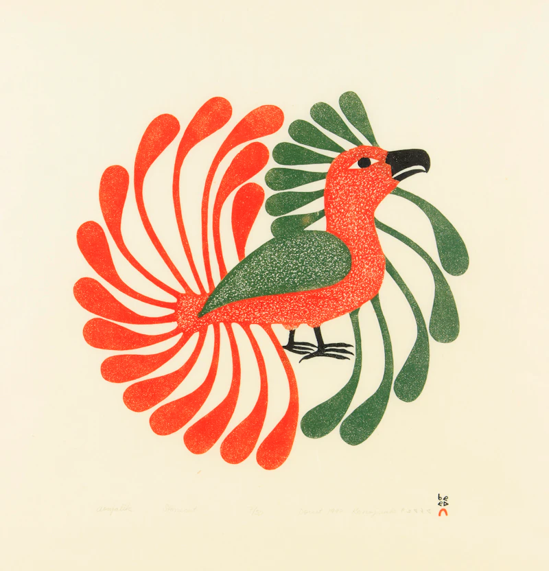 Aoujalik (Moulting Bird) by Kenojuak Ashevak