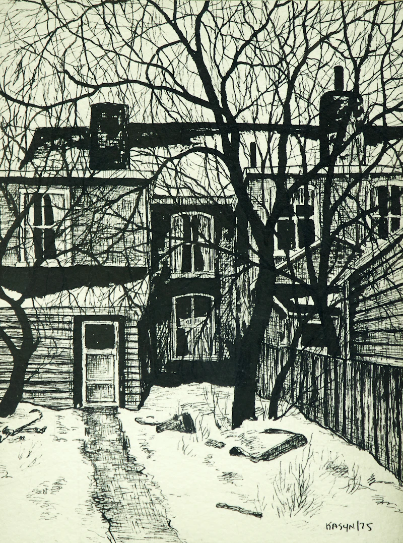 Behind Dovercourt Road by John Kasyn