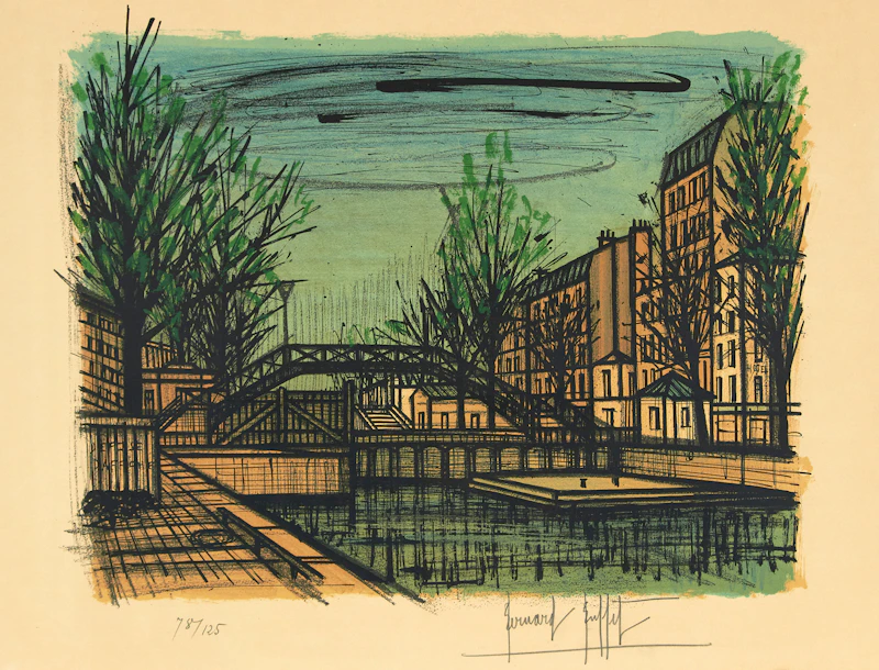 Canal St. Martin by Bernard Buffet