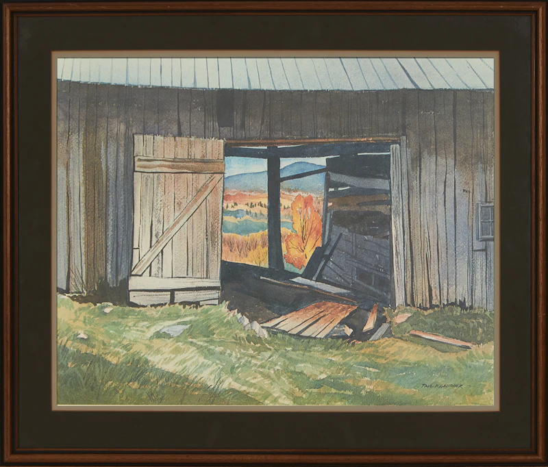 Joachim George Gauthier, Rushing Water, colour lithograph - view 4