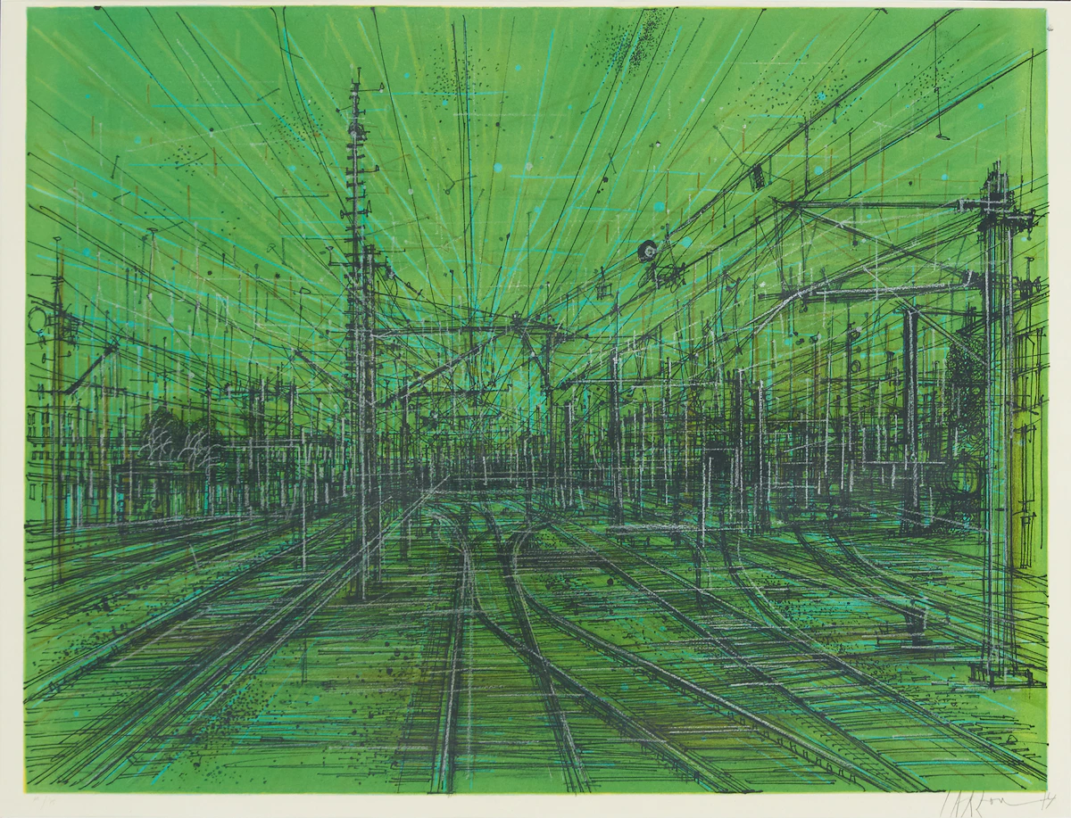 Jean Carzou, Sans titre, lithograph
