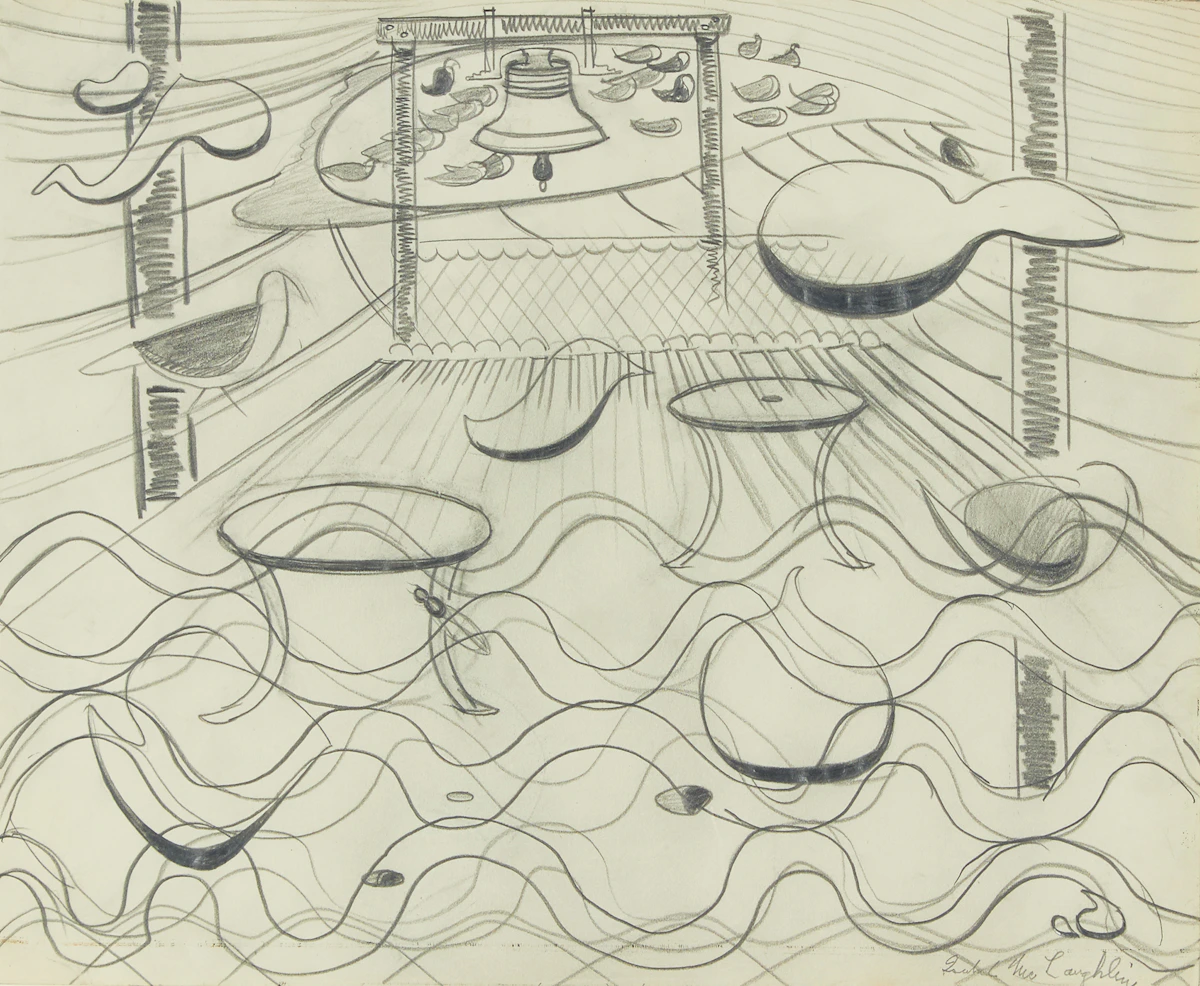 Isabel McLaughlin, Untitled, pencil drawing