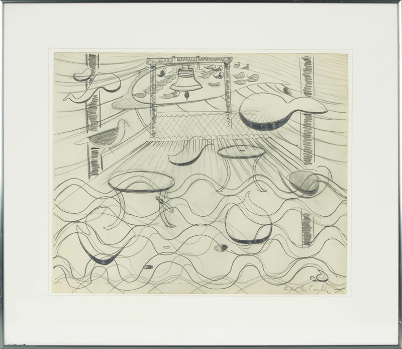 Isabel McLaughlin, Untitled, pencil drawing - view 2