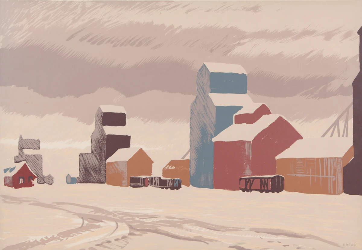 John Ensor, Summer’s Store, Sampson Matthews silkscreen