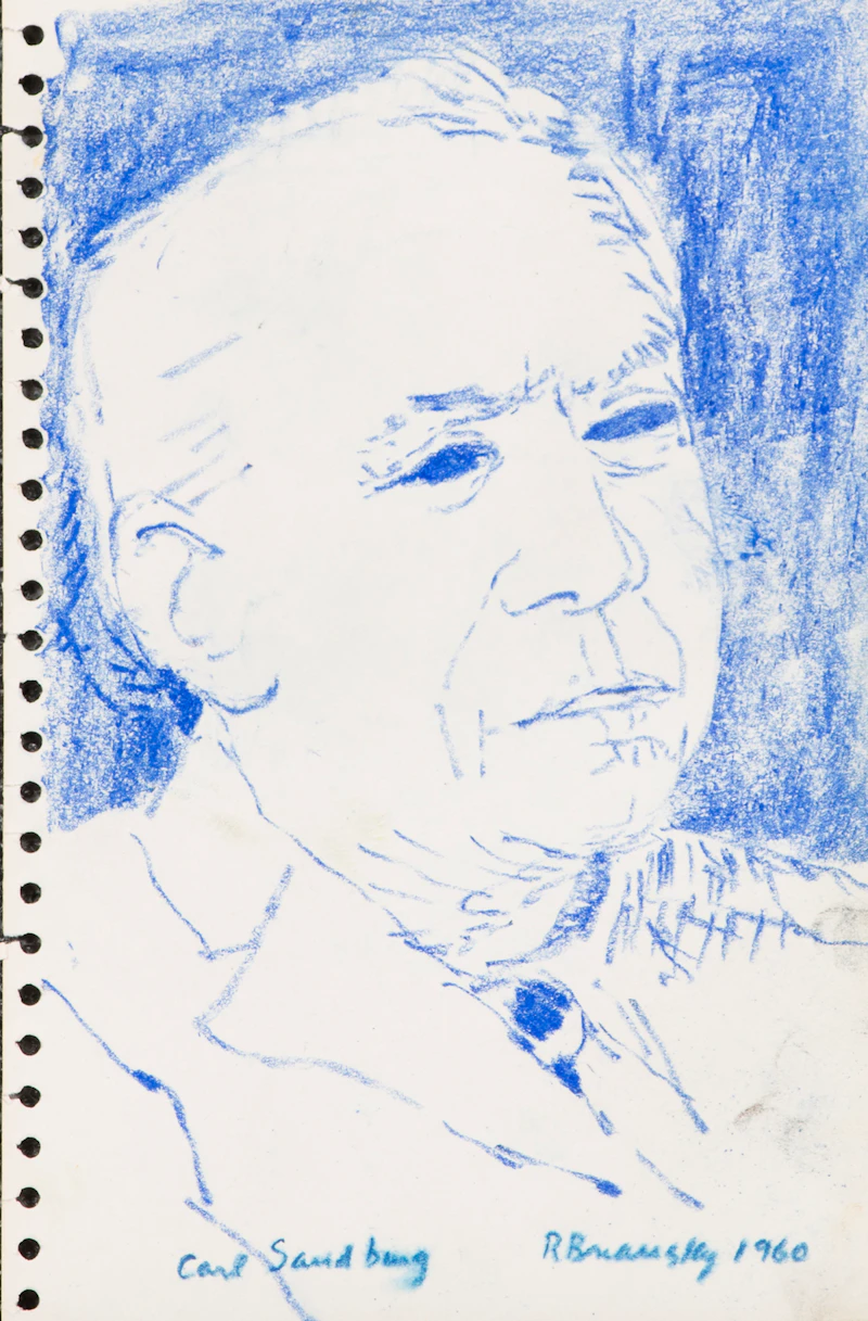 Rita Briansky, Apple Orchard; Side Door; Joseph; In The Park; Self Portrait; Carl Sandburg