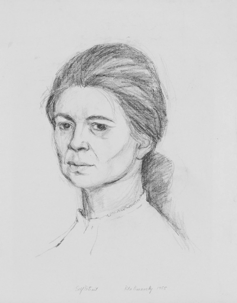 Rita Briansky, Procession; Self Portrait