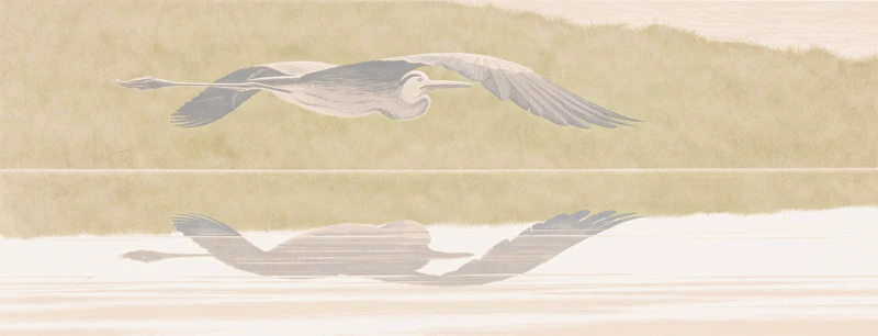 Heron by David Alexander Colville