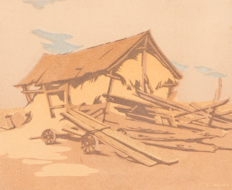 The Straw Shed by Sylvia Hahn