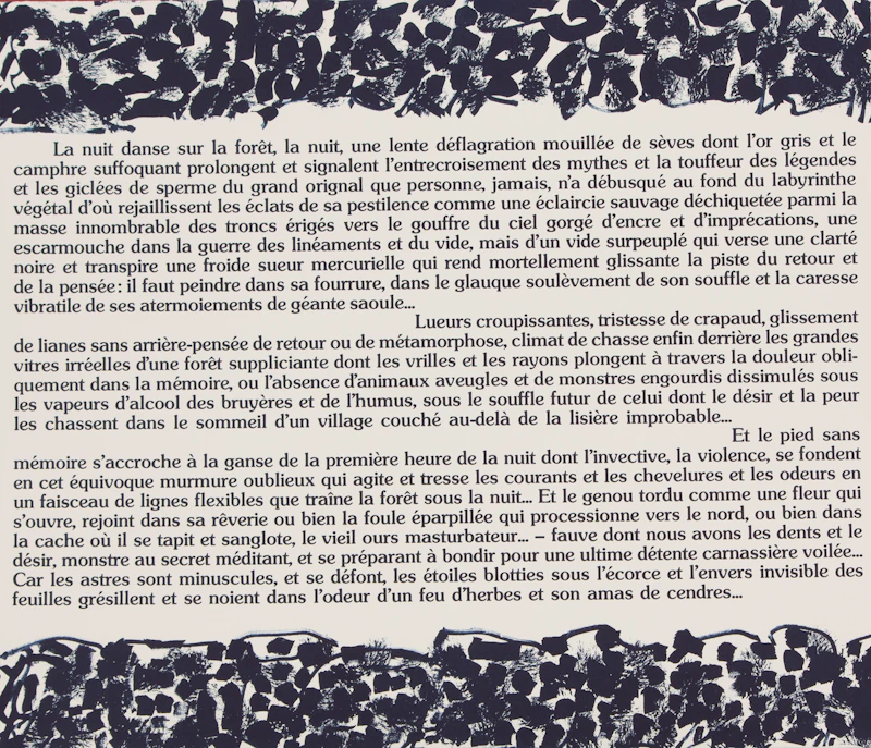 Jean Paul Riopelle, Le Crepuscule (Le Sablier folio), colour lithograph, 1979 - view 3