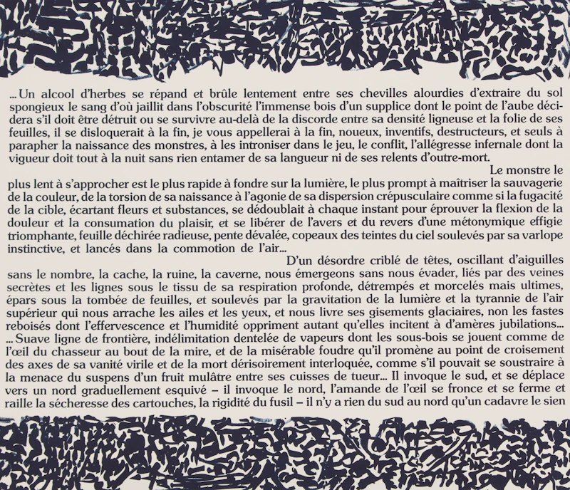 Jean Paul Riopelle, Le Crepuscule (Le Sablier folio), colour lithograph, 1979 - view 5