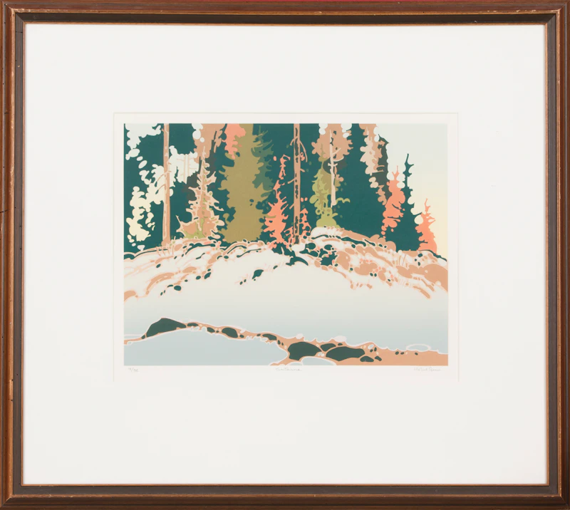 Robert Genn, Saturna, colour serigraph - view 2