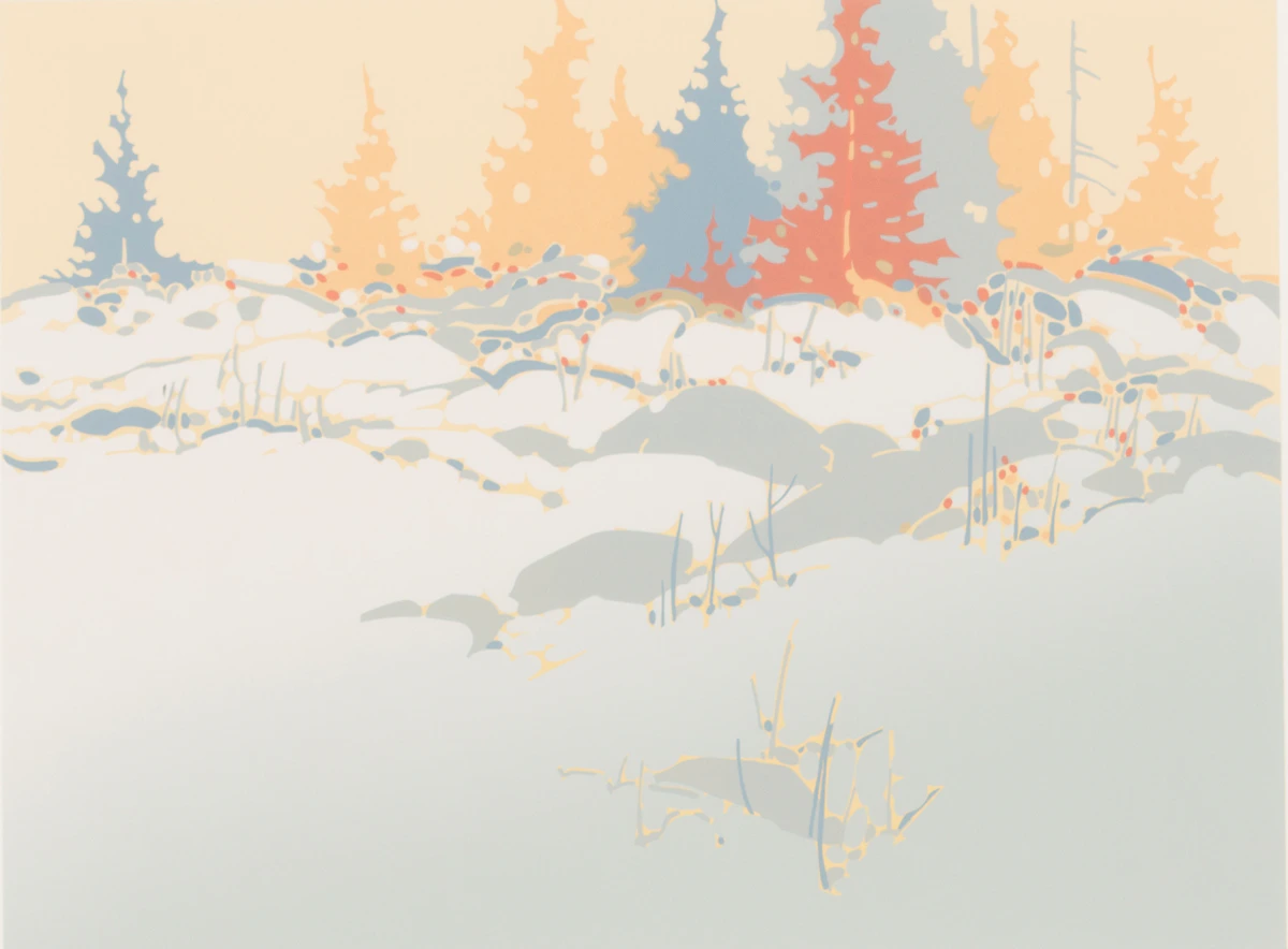 Robert Genn, Bright Passage, colour serigraph