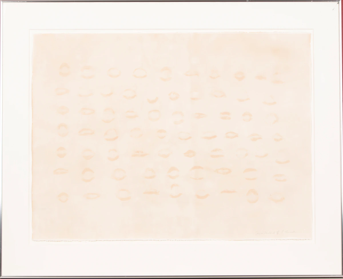 Joyce Wieland, O Canada, colour lithograph