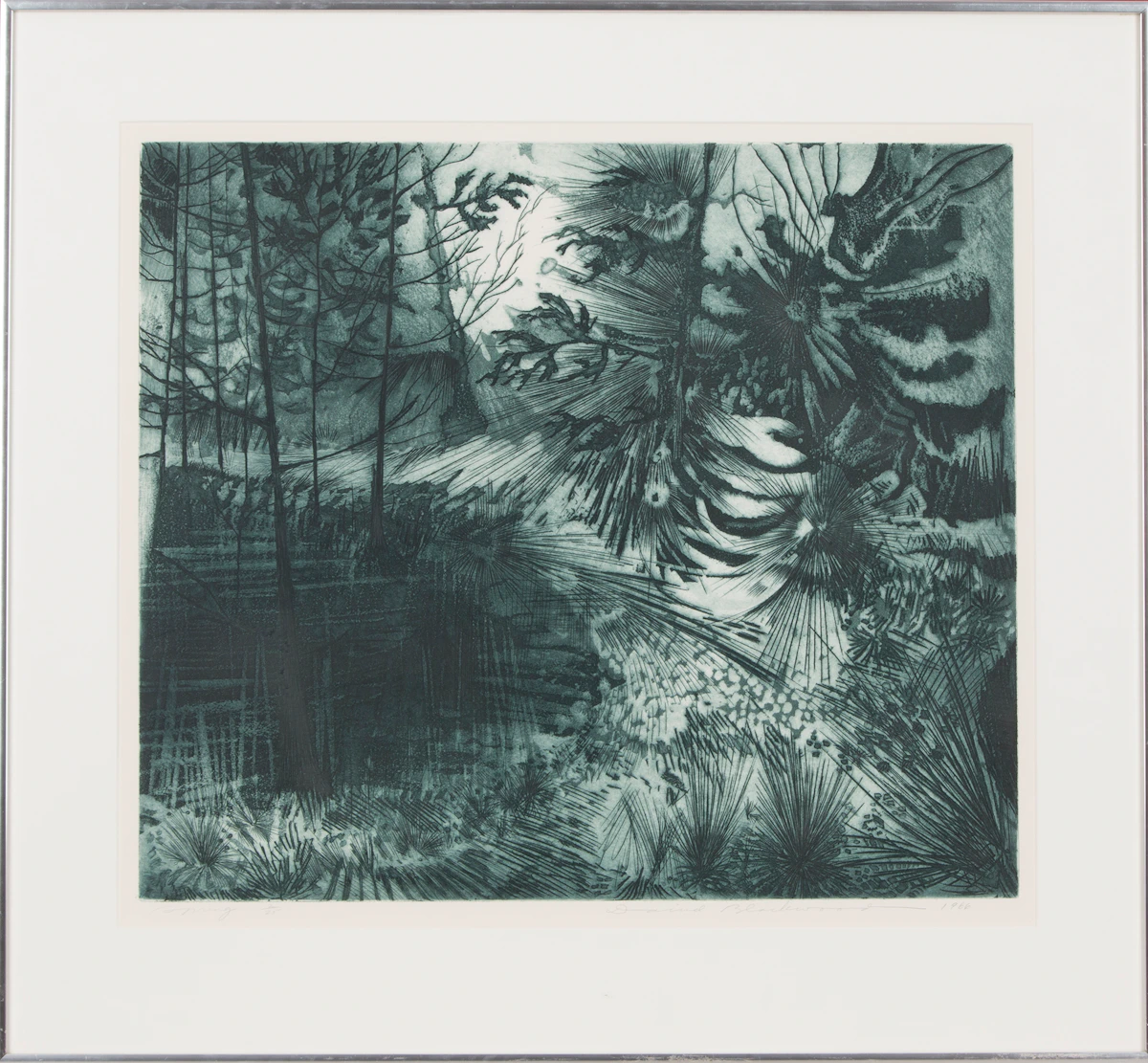 David Lloyd Blackwood, Spring, colour etching and aquatint, 1966