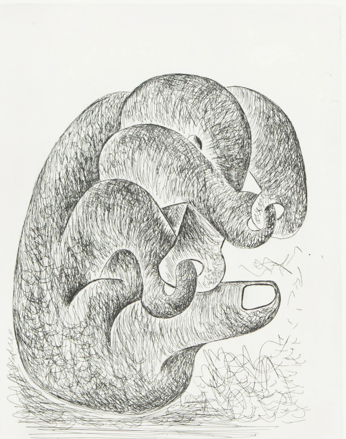 Sorel Etrog, The Hand Suite, etching