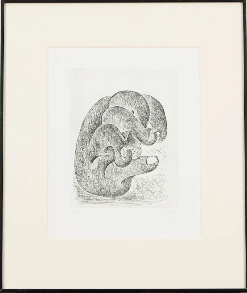 Sorel Etrog, The Hand Suite, etching - view 2