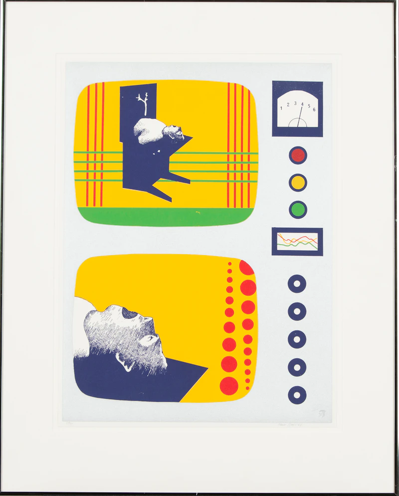 Claude Breeze, Untitled, colour silkscreen, 1967 - view 2