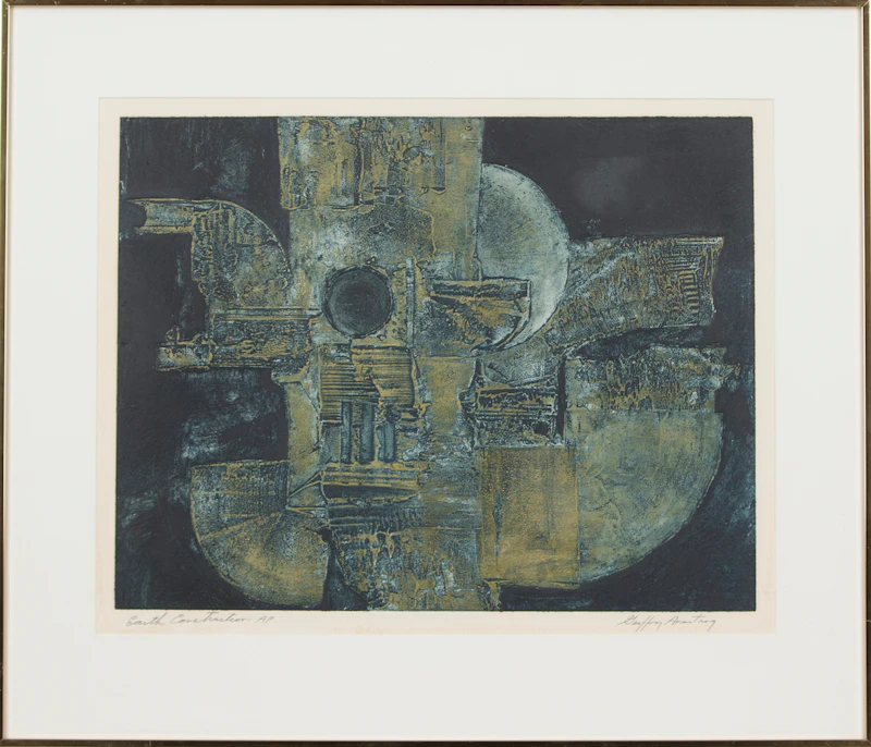 Geoffrey David Armstrong, Earth Construction, colour etching - view 2