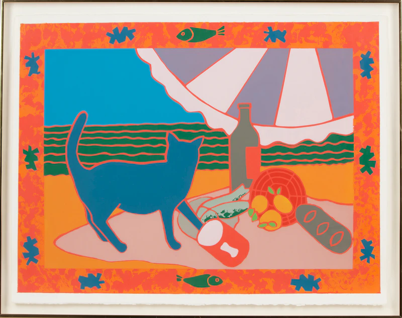 Erica Rutherford, The Picnic, colour serigraph - view 2