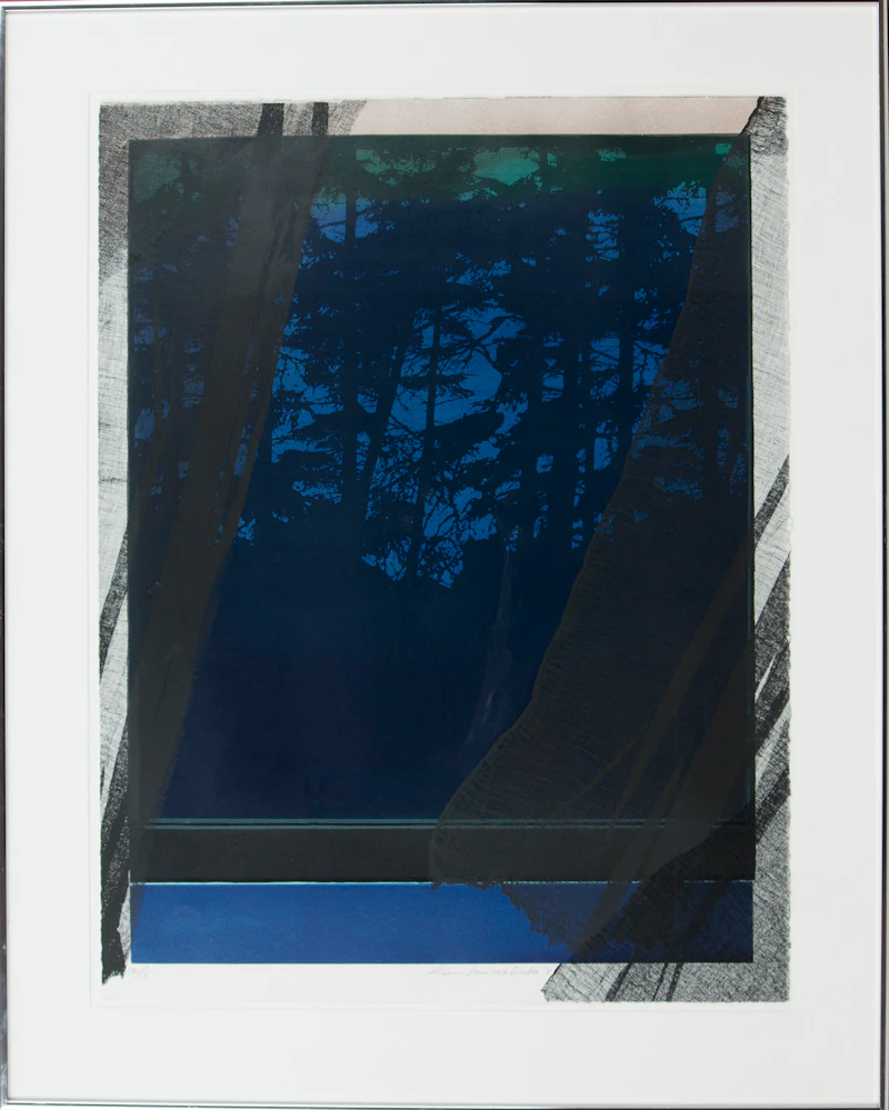 Kay Murray-Weber, The Wind That Rises at Nightfall, colour serigraph, 1980 - view 2